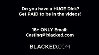 Blacked - Alicia Williams muffjába óriási péló hatol