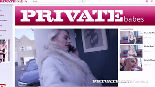 Private.com - A gigantikus keblű Elizabetha Romanova rábukik a farokra