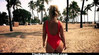 TheRealWorkout - A gigászi fenekű Kelsi keményen megdöngetve