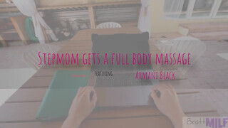 Armani Black felajzott masszázs közben
